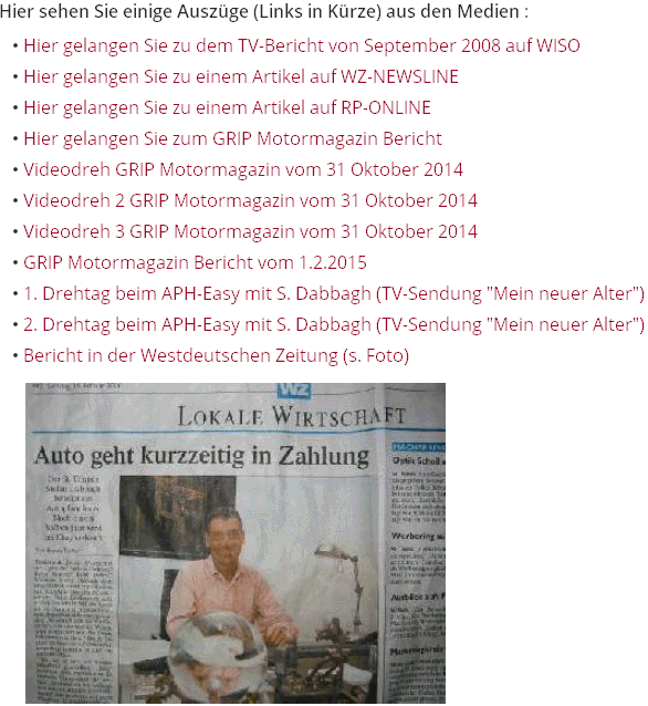 Medien zu autopfand-goch.de